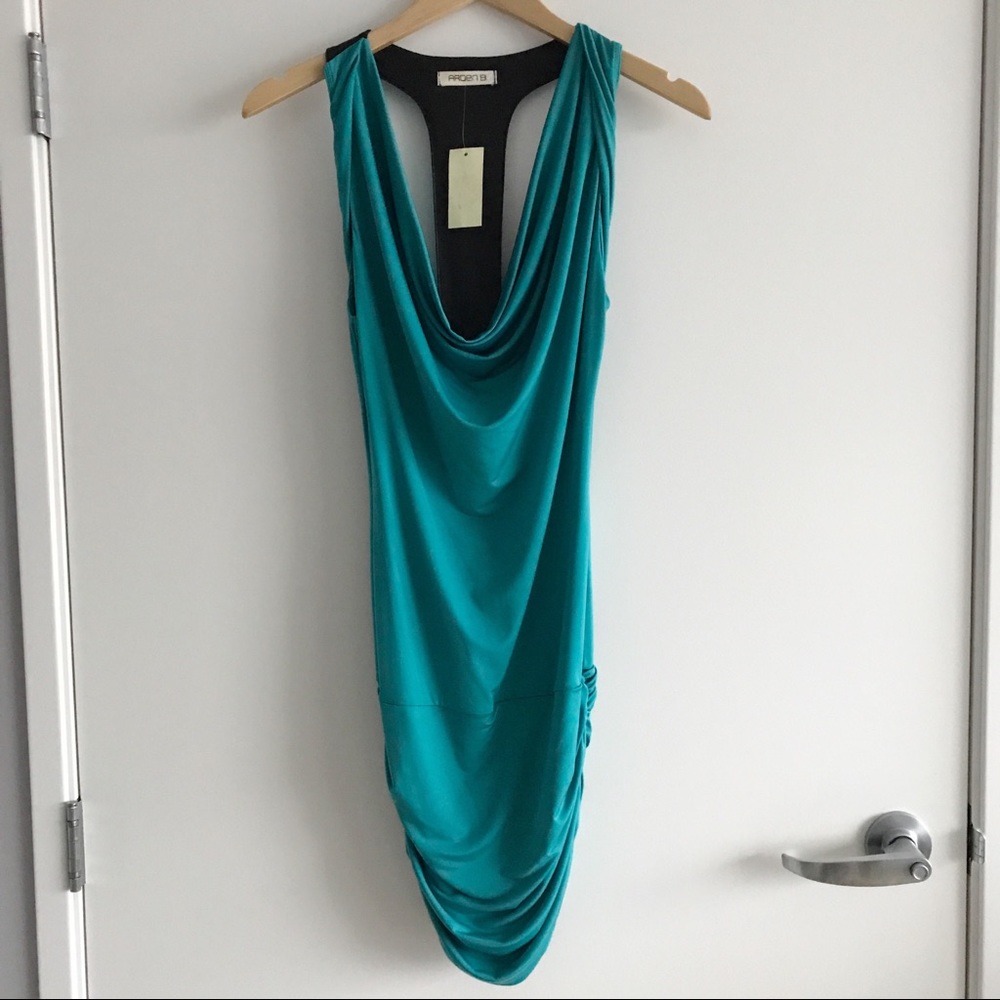 💛 SALE Arden B Teal Club Dress with Racer Back